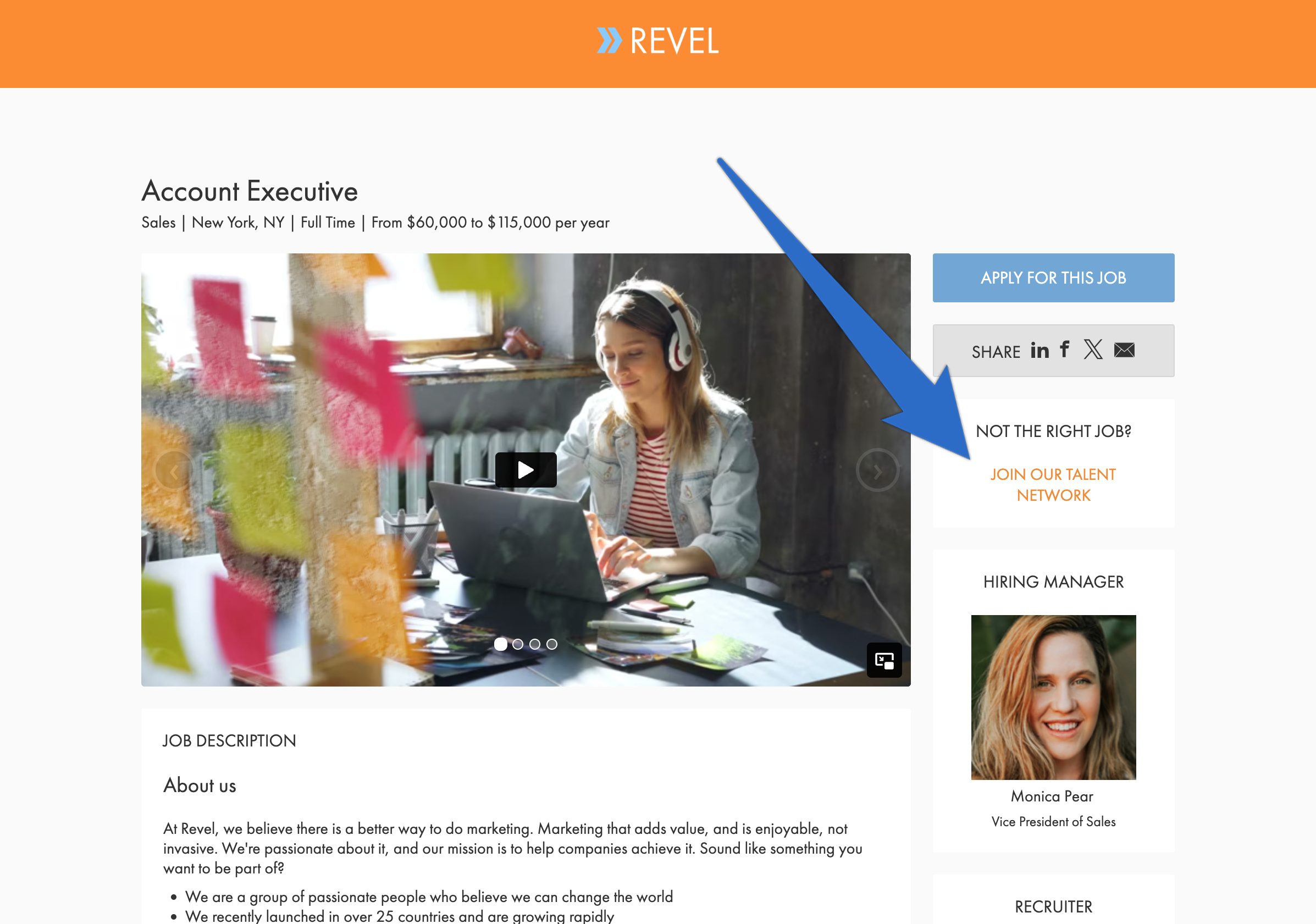 Leverage your careers site by featuring a talent network sign up option